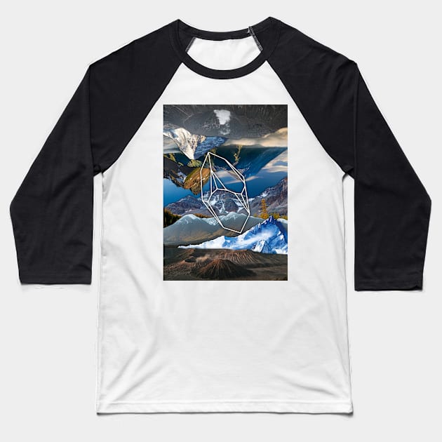 Earth Series: Mountain Baseball T-Shirt by sartworks